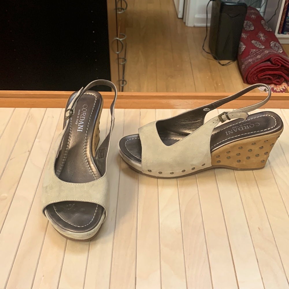 Cordani suede sandals , size 38
